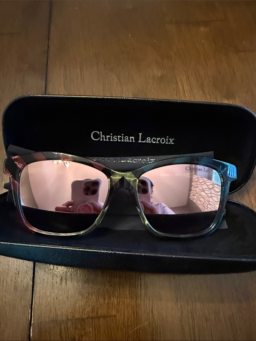 Christian Lacroix Women's Gradient Pink Fashion Sunglasses